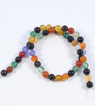 Самоцветы микс бусин d-8 мм