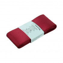 Лента атласная 50 мм ( 2 ") "Gamma" ФАСОВКА 5.4 м №030 т.бордовый