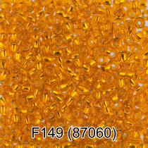 Бисер Чехия " GAMMA" круглый 6 10/ 0 2. 3 мм 5 г 1- й сорт F149 рыжий ( 87060 ) 
