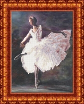 Схема для вышивки бисером КБЛ-3036 Балерина